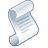 The icon for a scriptable task in a workflow schema.